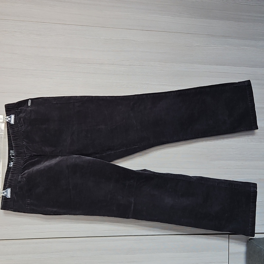 FDJ French Dressing Gray Velour Pull-On Pants Size 12P
